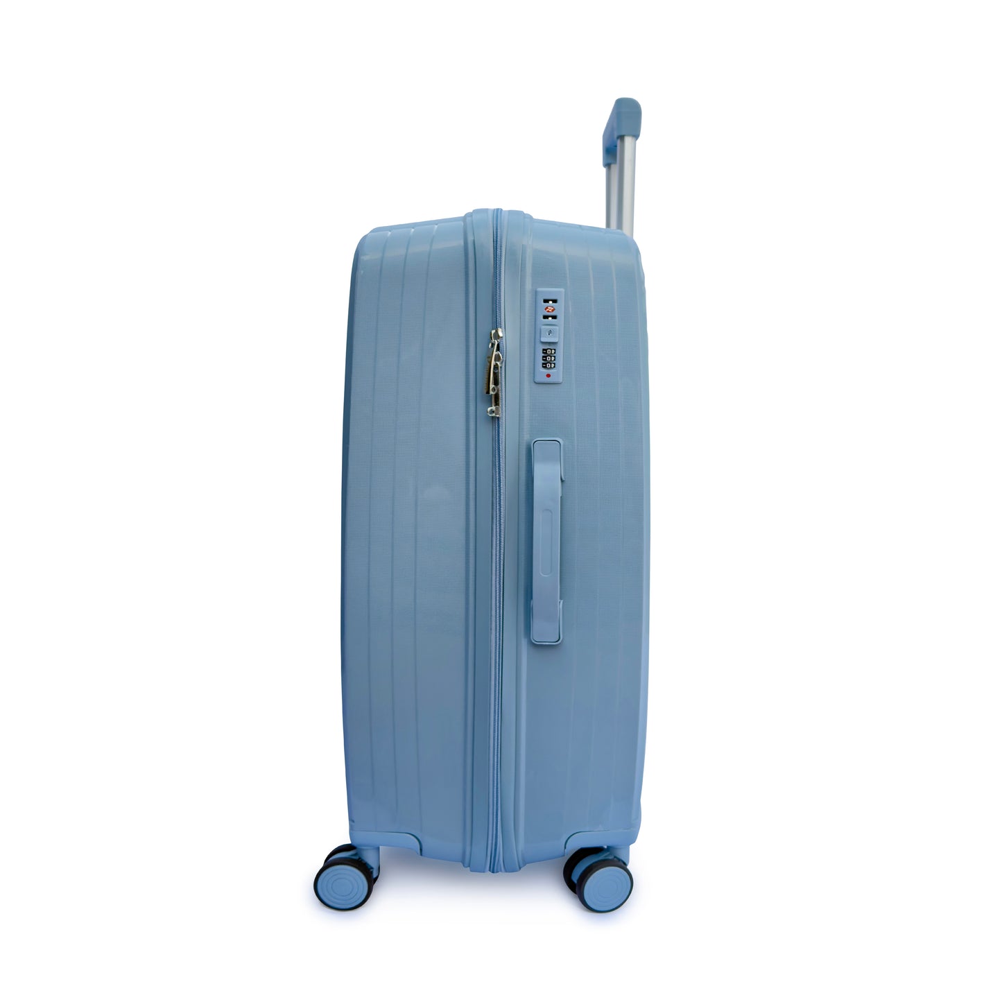 4 Piece Hard Shell Luggage Set with Beauty Case Lightweight TSA Lock Spinner