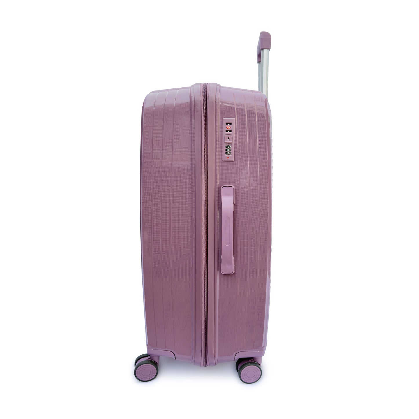 4 Piece Hard Shell Luggage Set with Beauty Case Lightweight TSA Lock Spinner