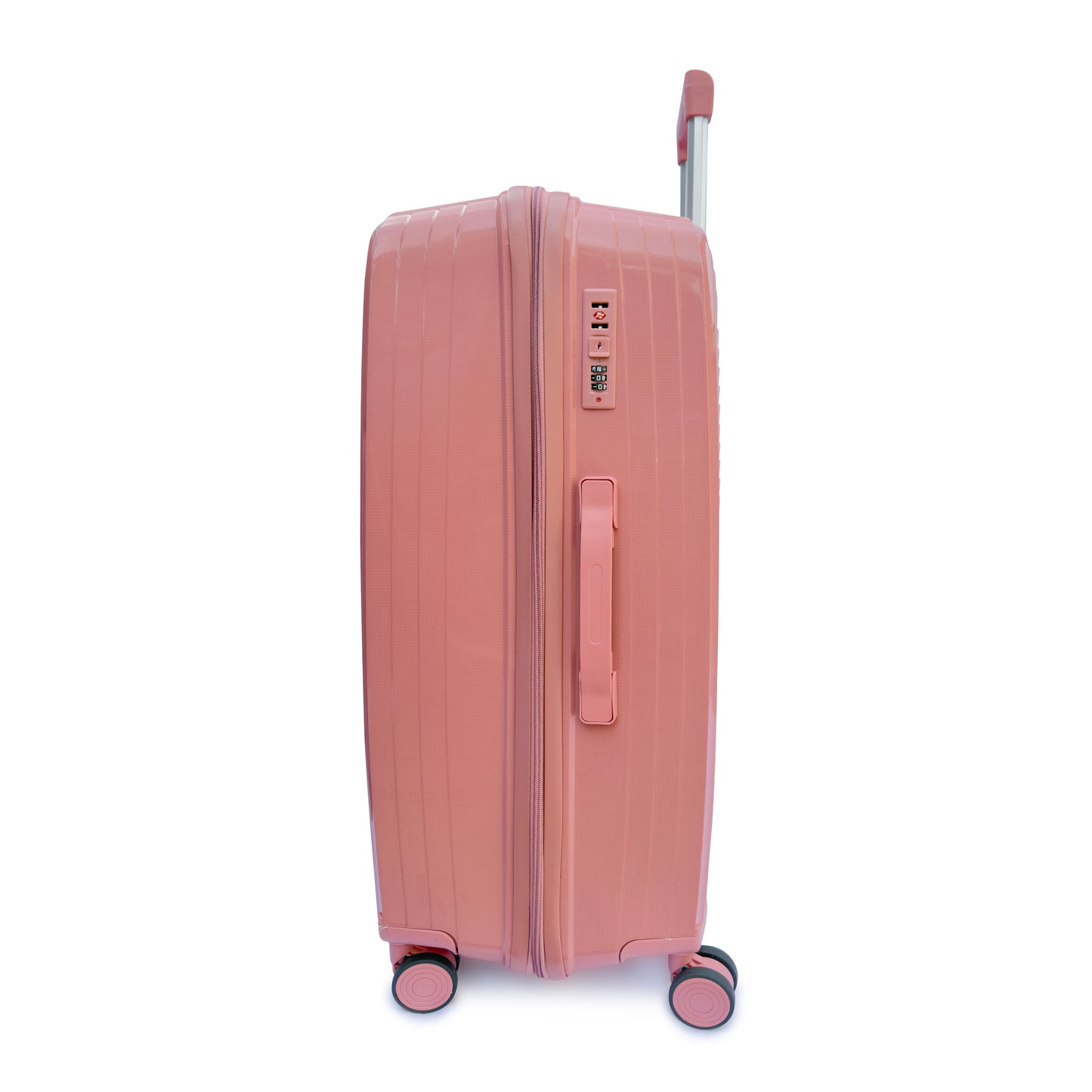 4 Piece Hard Shell Luggage Set with Beauty Case Lightweight TSA Lock Spinner