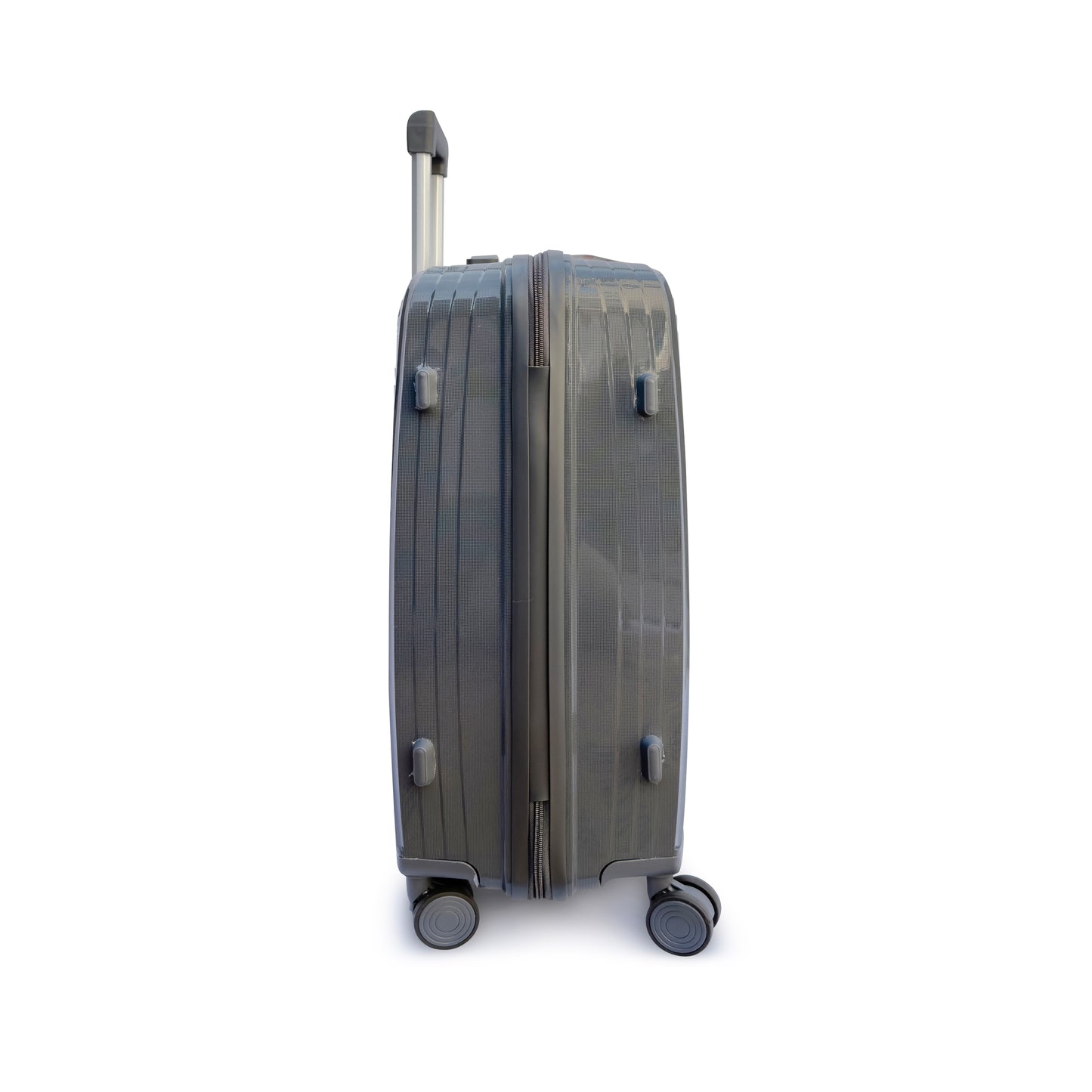 4 Piece Hard Shell Luggage Set with Beauty Case Lightweight TSA Lock Spinner