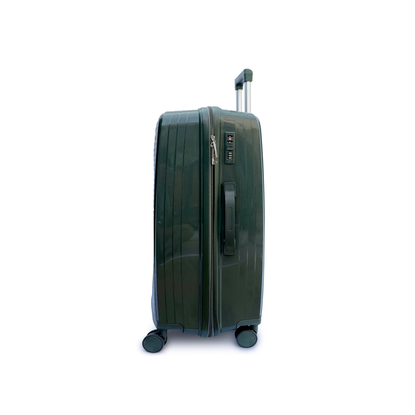 4 Piece Hard Shell Luggage Set with Beauty Case Lightweight TSA Lock Spinner
