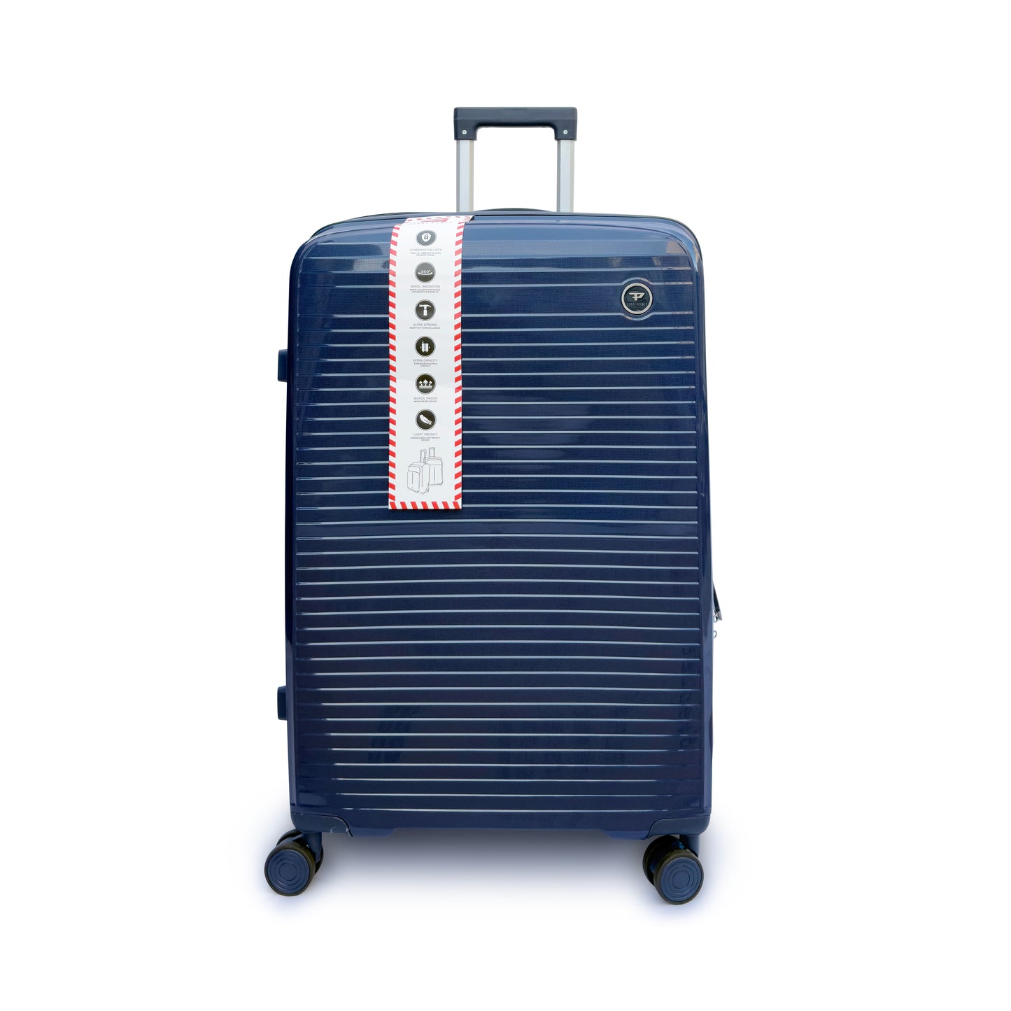 4 Piece Hard Shell Luggage Set with Beauty Case Lightweight TSA Lock Spinner