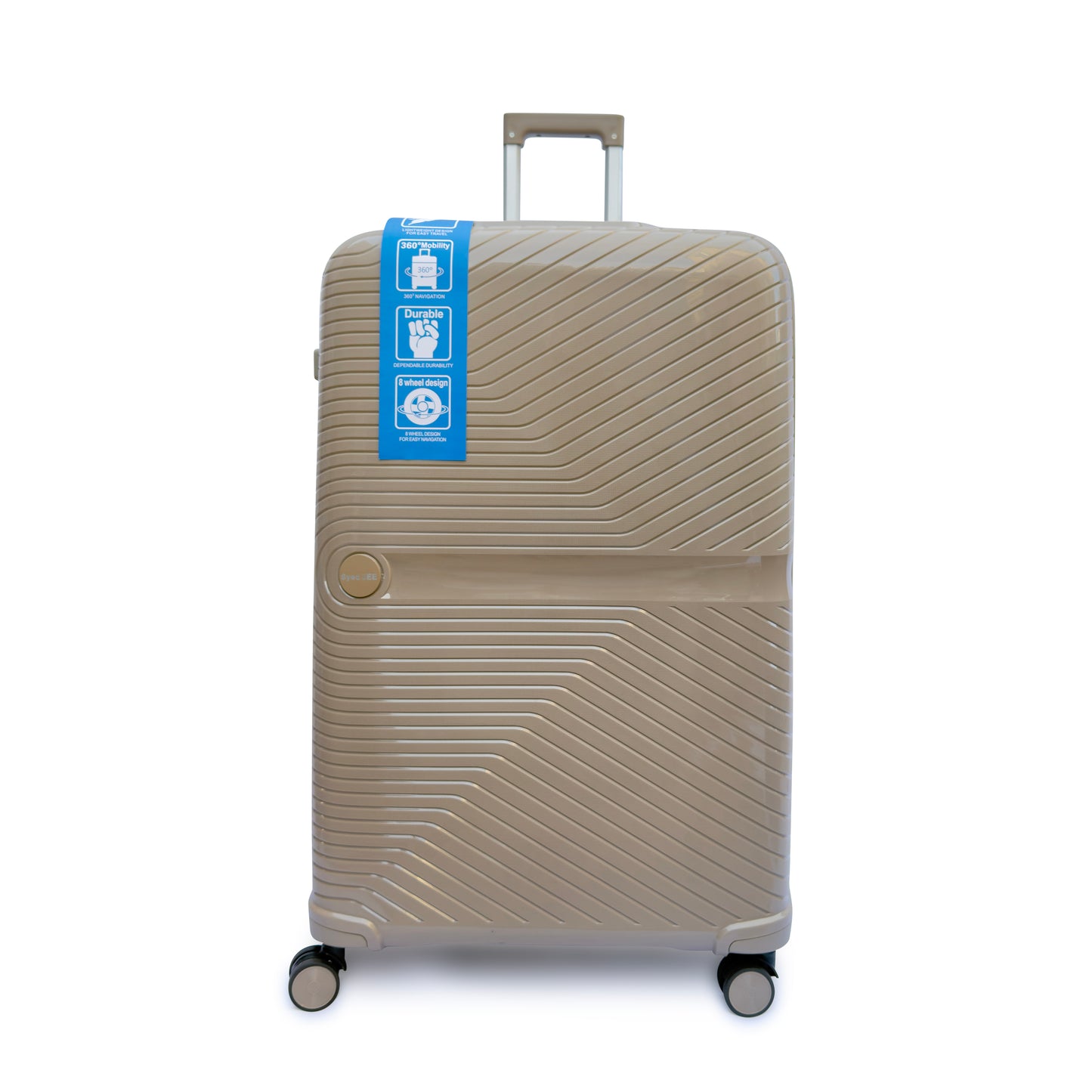 4 Piece Expandable Hard Shell Suitcase Set Lightweight TSA Lock Wheels