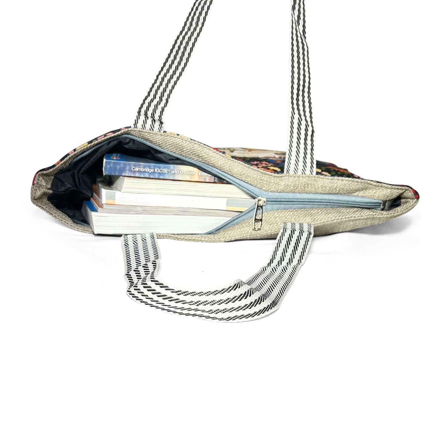 Canvas Tote Bag With Zipper - SYED JEE