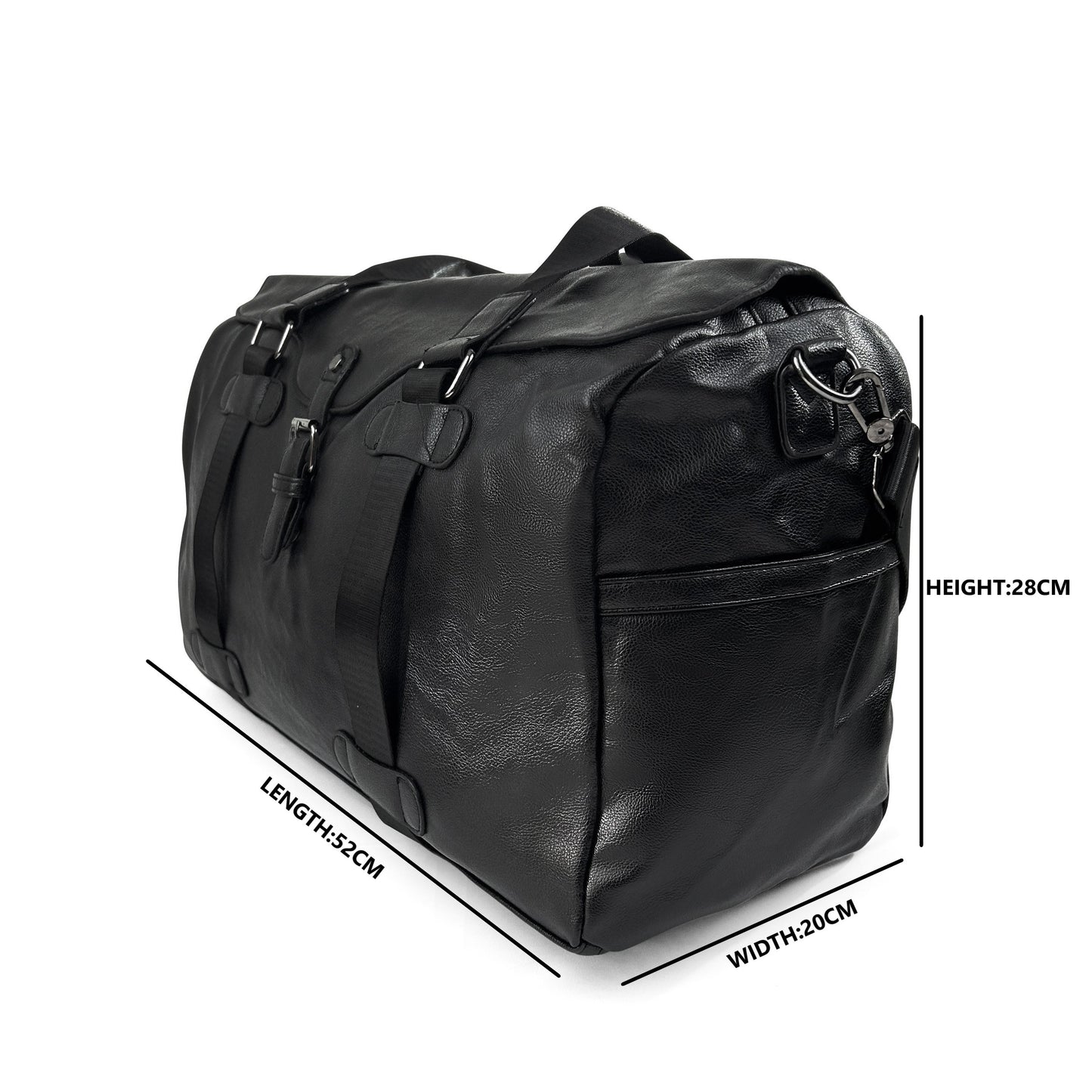Premium PU Leather Travel Duffel Bag - SYED JEE