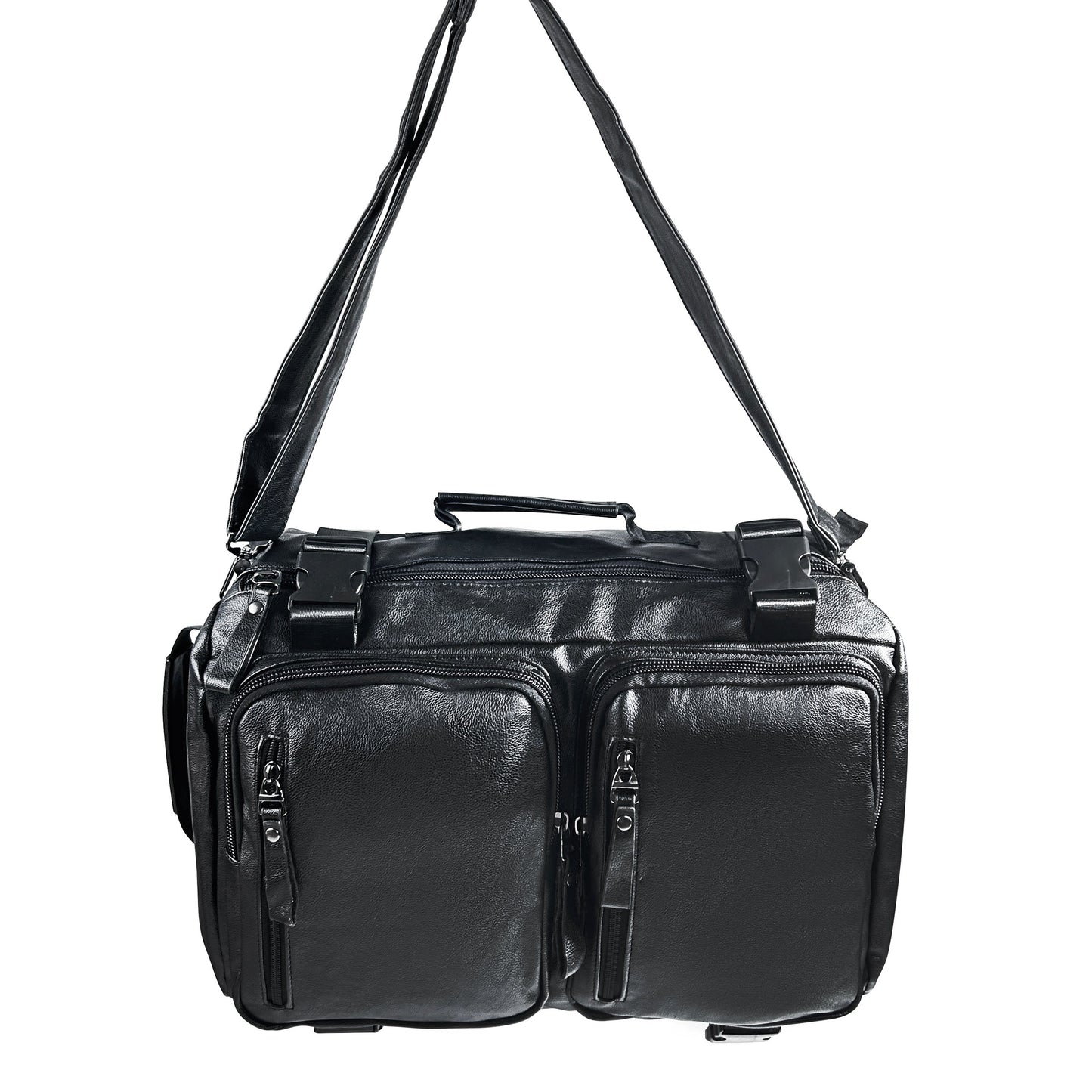 2 in 1 PU Leather Backpack and Duffel bag - SYED JEE