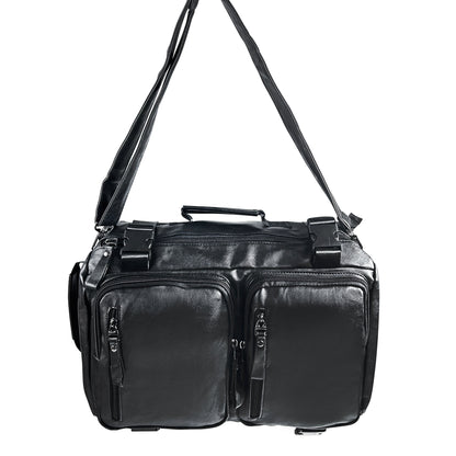 2 in 1 PU Leather Backpack and Duffel bag - SYED JEE