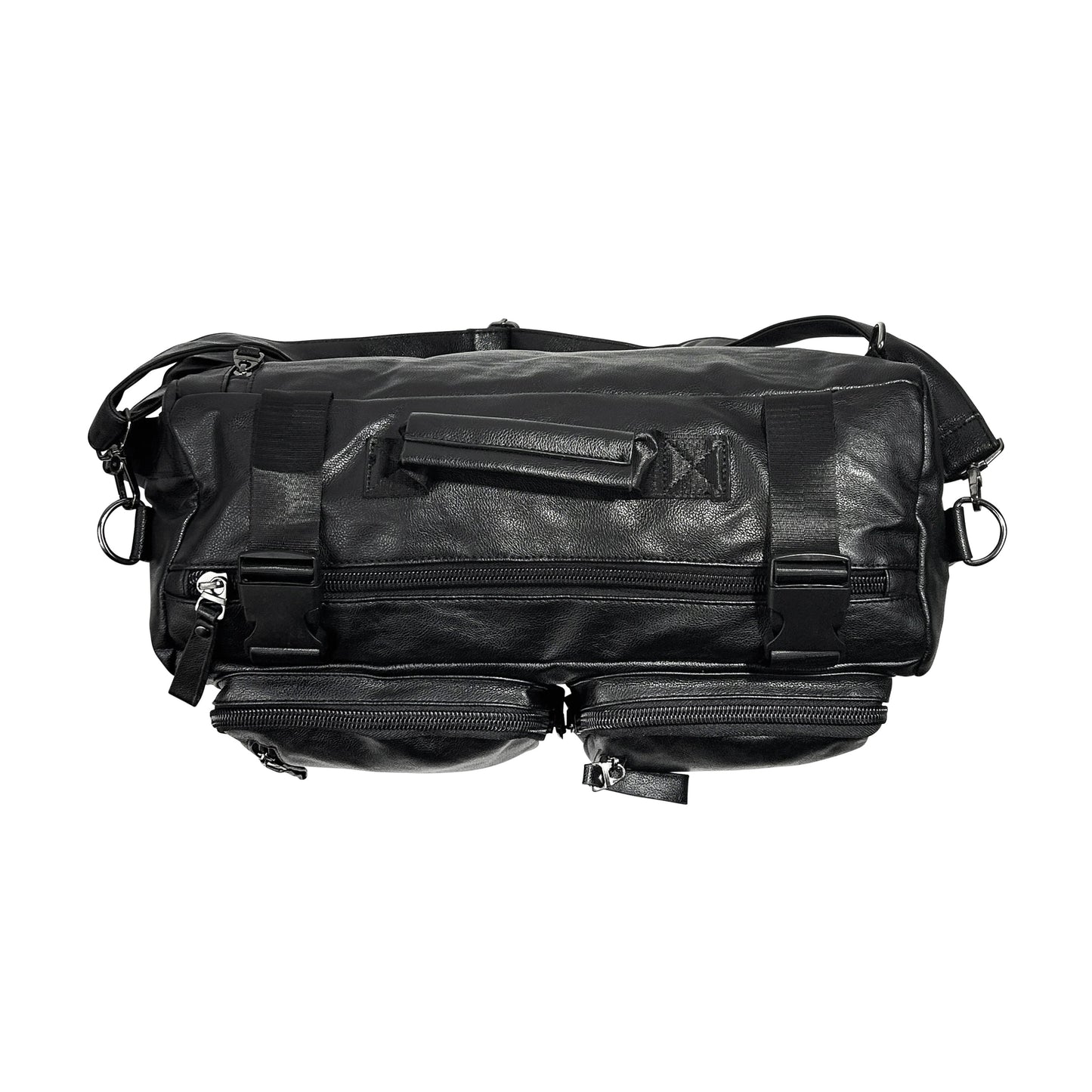 2 in 1 PU Leather Backpack and Duffel bag - SYED JEE