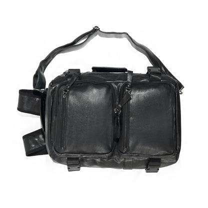 2 in 1 PU Leather Backpack and Duffel bag - SYED JEE