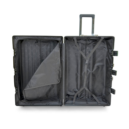 3 Piece Aluminium Frame Hard Shell Luggage Set Lightweight TSA Lock 360 Spinner Wheels - SYED JEE