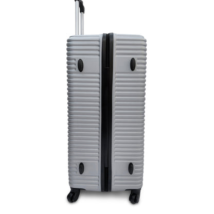 4 Piece ABS Hard Shell Suitcase Set Lightweight TSA Lock 360 Spinner Wheels - SYED JEE