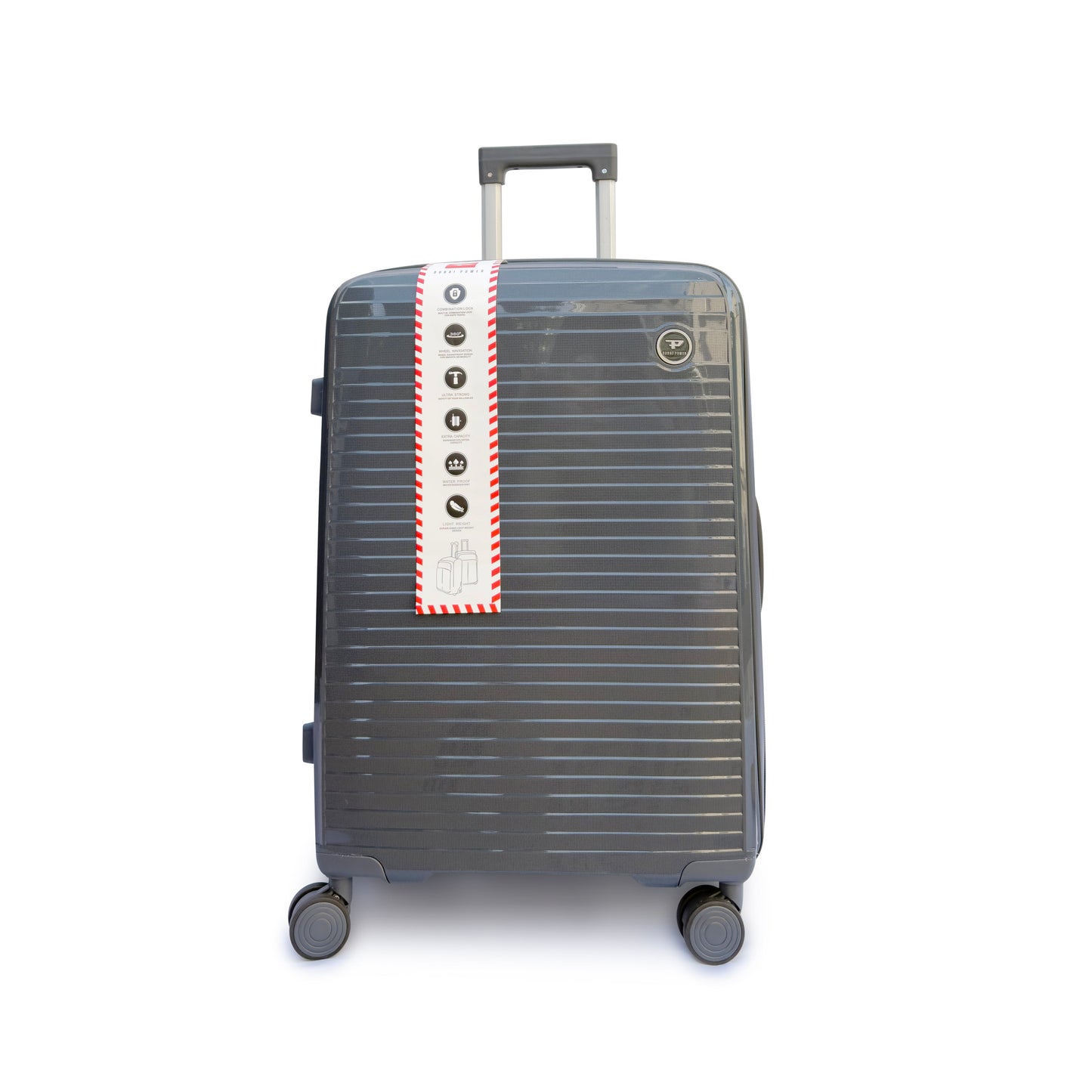 4 Piece Hard Shell Luggage Set with Beauty Case Lightweight TSA Lock Spinner - SYED JEE