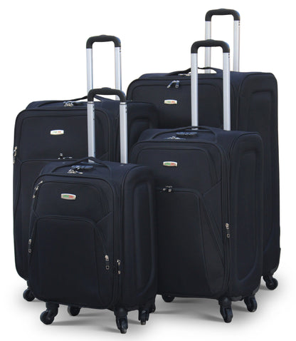 4 - Piece Soft Shell Suitcase Set - SYED JEE