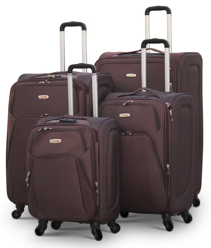 4 - Piece Soft Shell Suitcase Set - SYED JEE