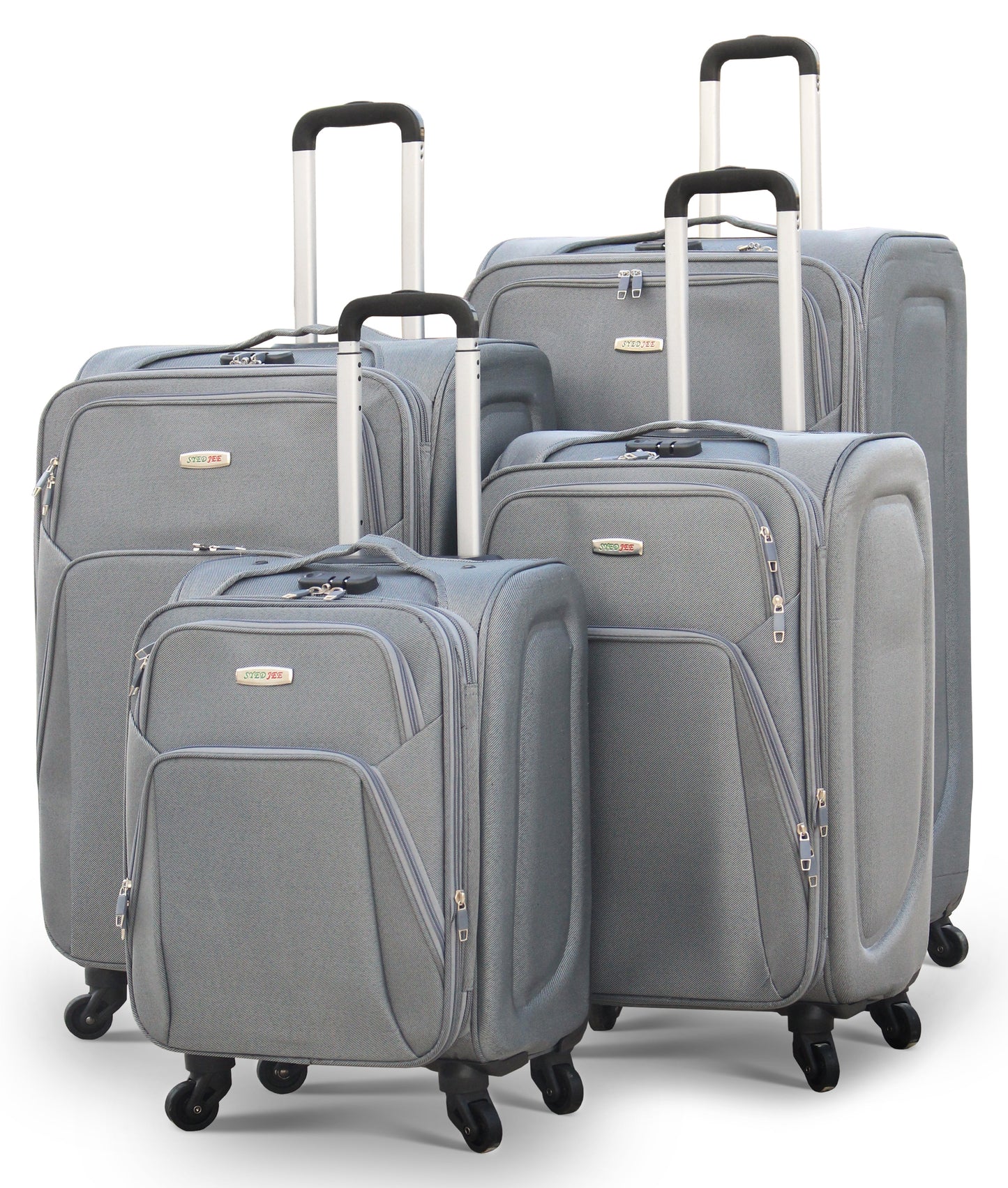 4 - Piece Soft Shell Suitcase Set - SYED JEE