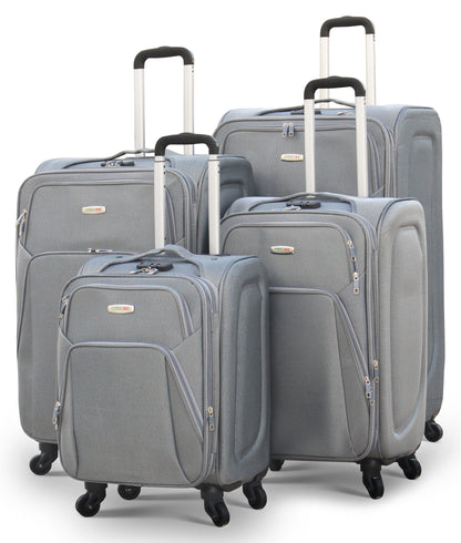 4 - Piece Soft Shell Suitcase Set - SYED JEE