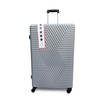 4 Piece ABS Hard Shell Suitcase Set Lightweight TSA Lock 360 Spinner Wheels