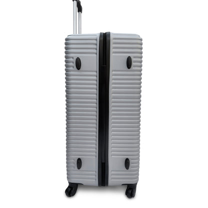 4 Piece ABS Hard Shell Suitcase Set Lightweight TSA Lock 360 Spinner Wheels