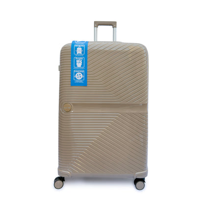 4 Piece Expandable Hard Shell Suitcase Set Lightweight TSA Lock Wheels