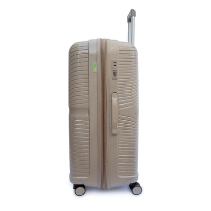 4 Piece Expandable Hard Shell Suitcase Set Lightweight TSA Lock Wheels