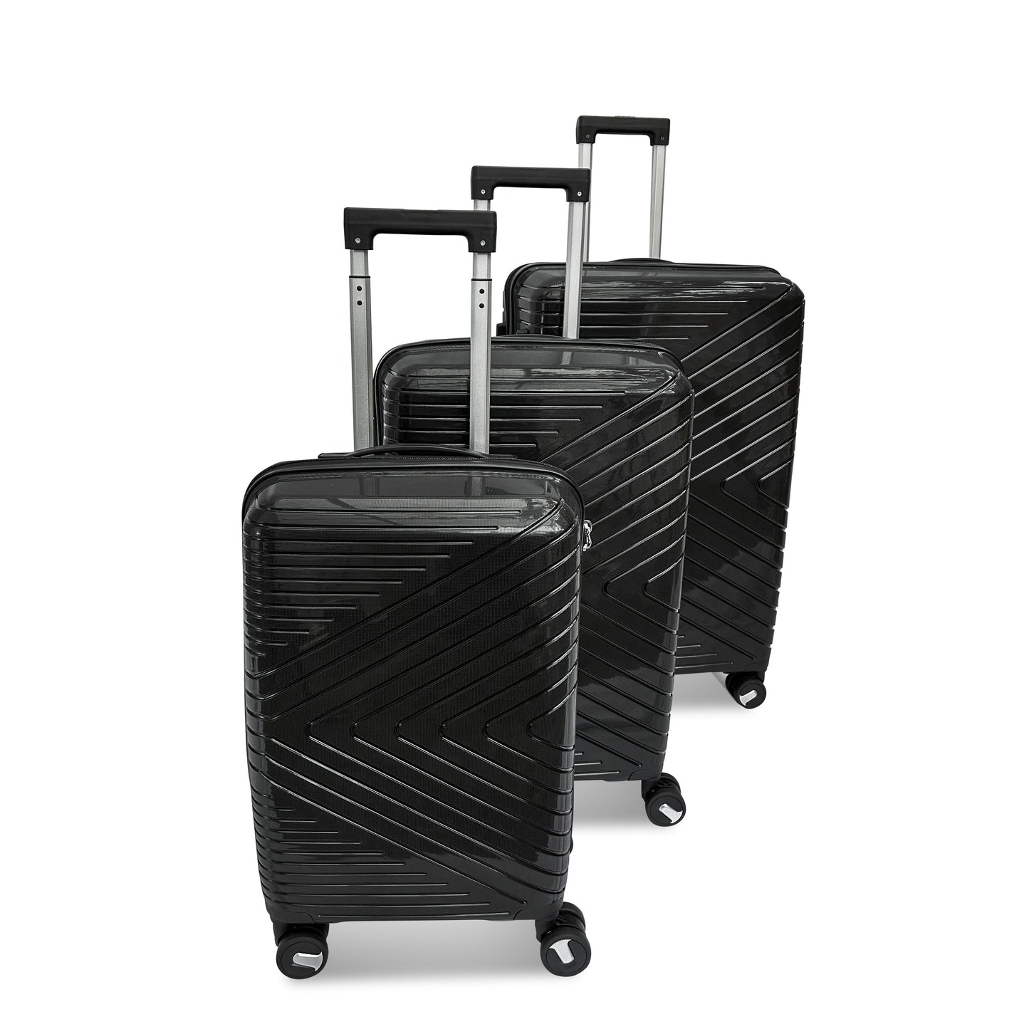 Polypropylene Hard Shell 3 - Piece Suitcase Set - SYED JEE