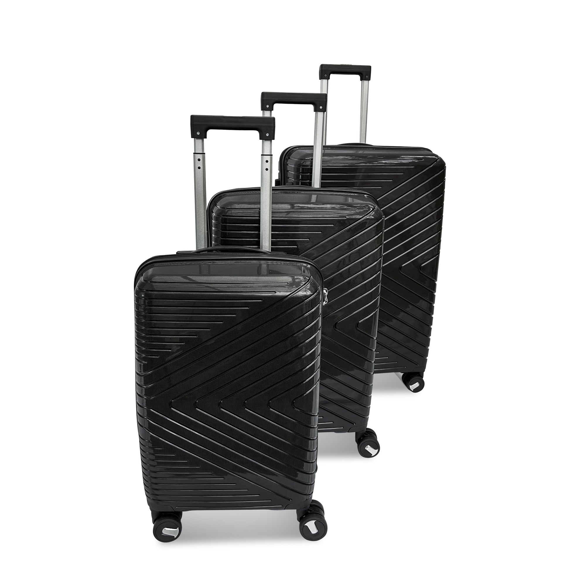 Polypropylene Hard Shell 3 - Piece Suitcase Set - SYED JEE