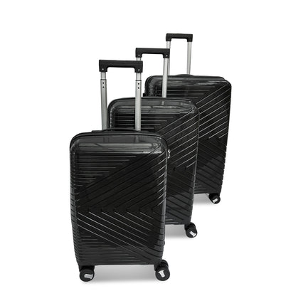 Polypropylene Hard Shell 3 - Piece Suitcase Set - SYED JEE