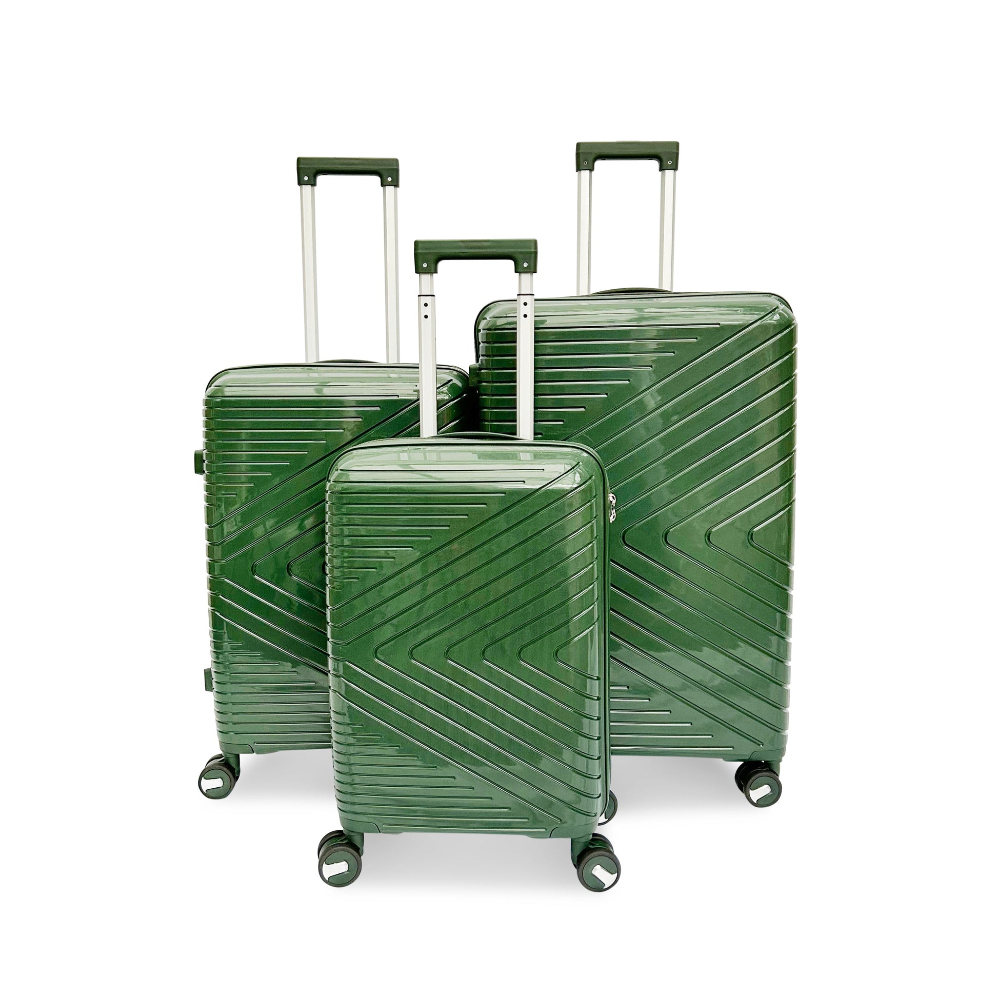 Polypropylene Hard Shell 3 - Piece Suitcase Set - SYED JEE