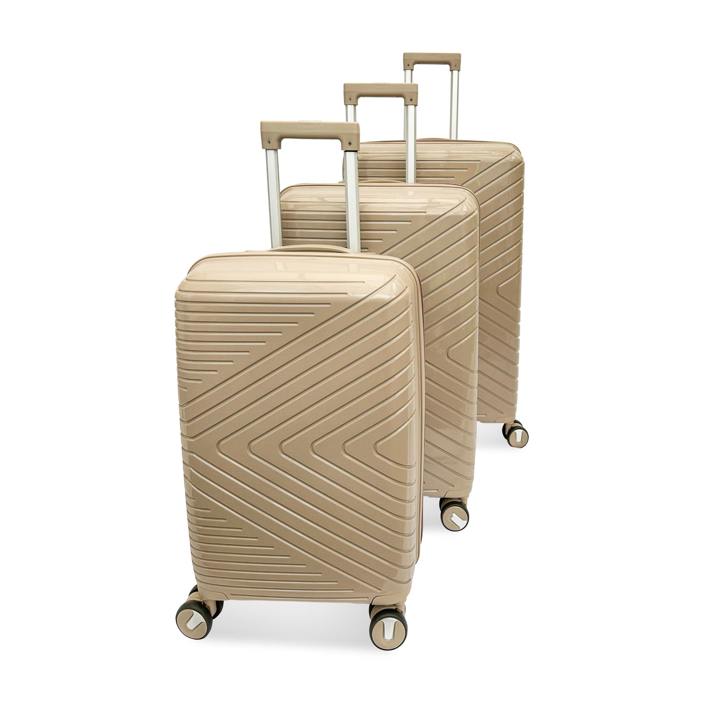 Polypropylene Hard Shell 3 - Piece Suitcase Set - SYED JEE