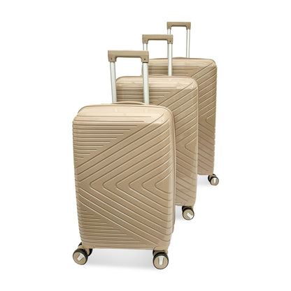 Polypropylene Hard Shell 3 - Piece Suitcase Set - SYED JEE