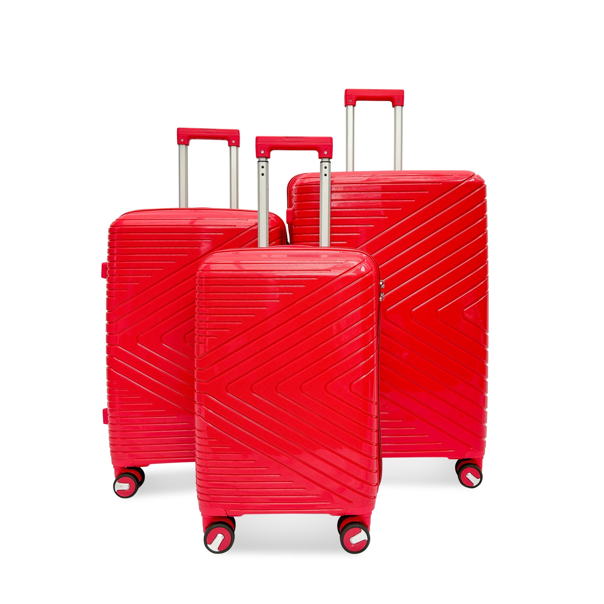 Polypropylene Hard Shell 3 - Piece Suitcase Set - SYED JEE