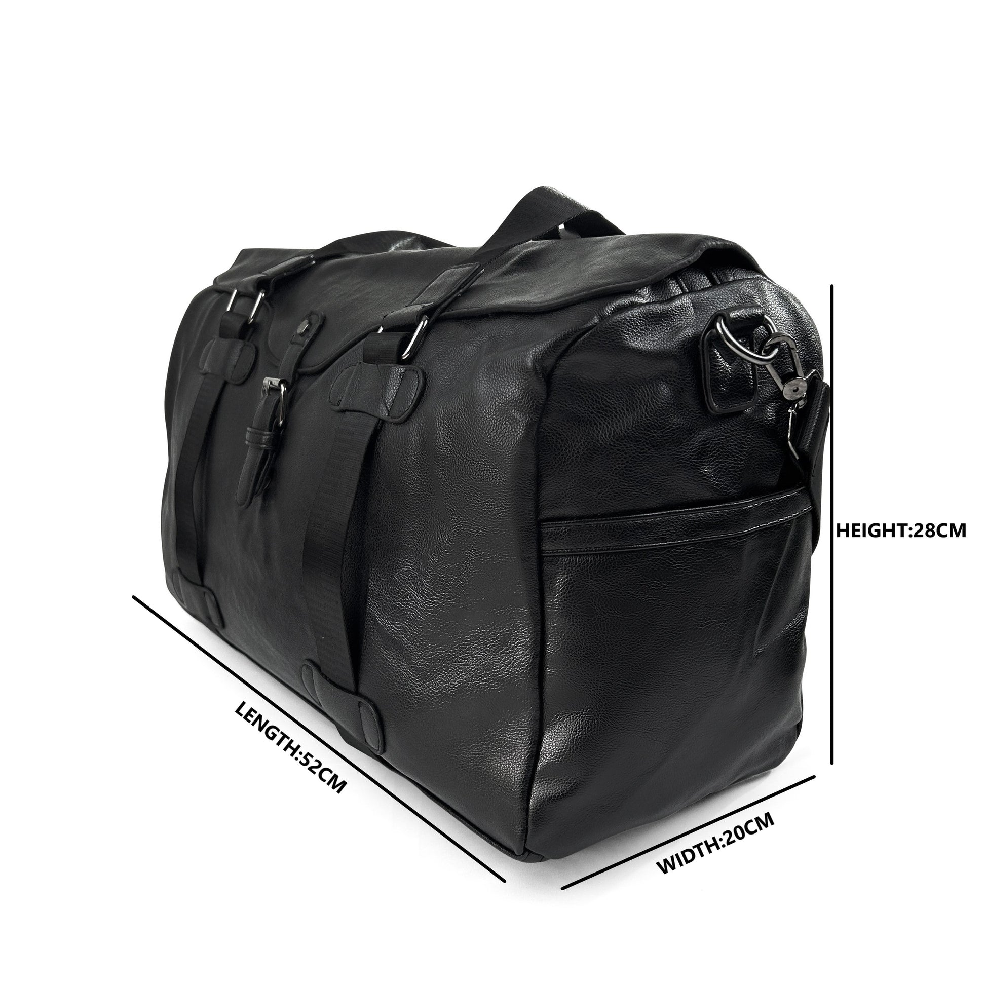 Premium PU Leather Travel Duffel Bag - SYED JEE
