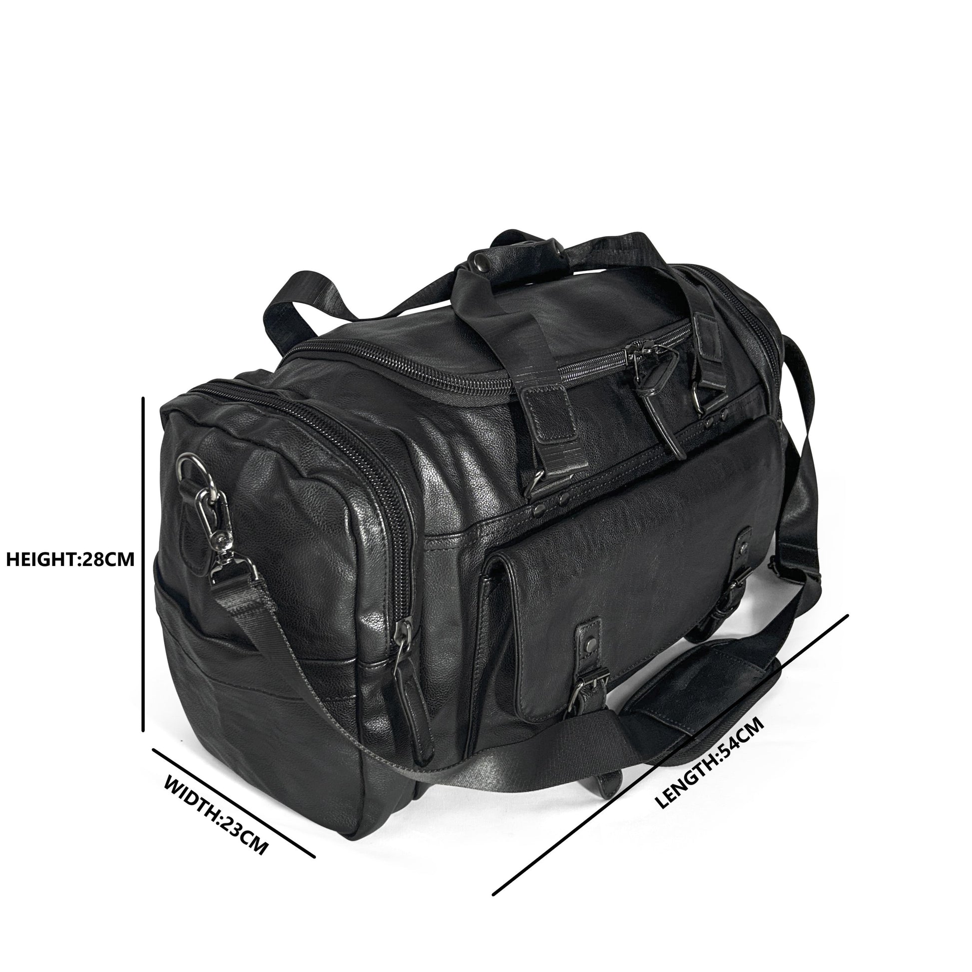 Premium PU Leather Travel Duffel Bag - SYED JEE