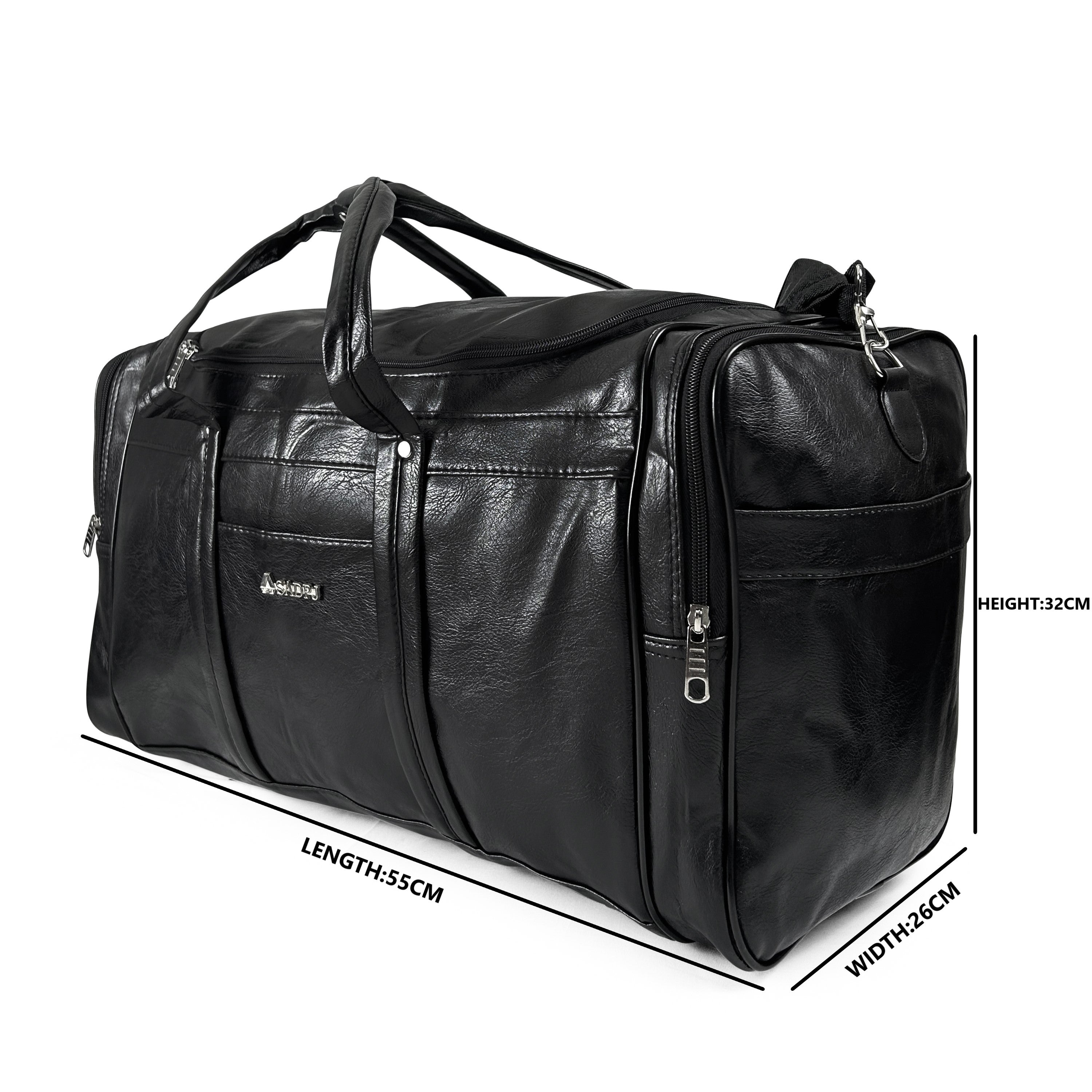 PU Leather Duffel Bag | Travel Duffel Bag | Syed Jee Luggages
